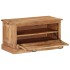 Banco zapatero madera de acacia maciza 85x40x45