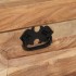 Banco zapatero madera de acacia maciza 85x40x45