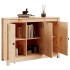 Aparador de madera maciza de pino 110x35x74