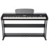 Piano digital de 88 teclas con pedales negro tabla