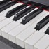 Piano digital de 88 teclas con pedales negro tabla