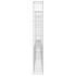 Cesta de gaviones forma de U 3 postes de hierro 260x20x150