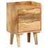 Mesita de noche de madera maciza de mango 40x30x59,5