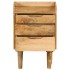 Mesita de noche de madera maciza de mango 40x30x59,5