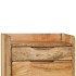 Mesita de noche de madera maciza de mango 40x30x59,5