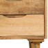 Mesita de noche de madera maciza de mango 40x30x59,5