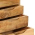 Mesita de noche de madera maciza de mango 40x30x59,5