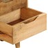 Mesita de noche de madera maciza de mango 40x30x59,5