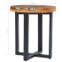 Mesa de centro de madera maciza de teca y polirresina 40x45