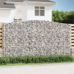 Cesta gaviones forma arco hierro galvanizado 400x30x220/240 cm
