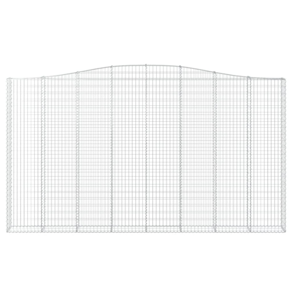 Cesta gaviones forma arco hierro galvanizado 400x30x220/240