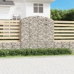 Cesta gaviones forma arco hierro galvanizado 200x30x200/220 cm