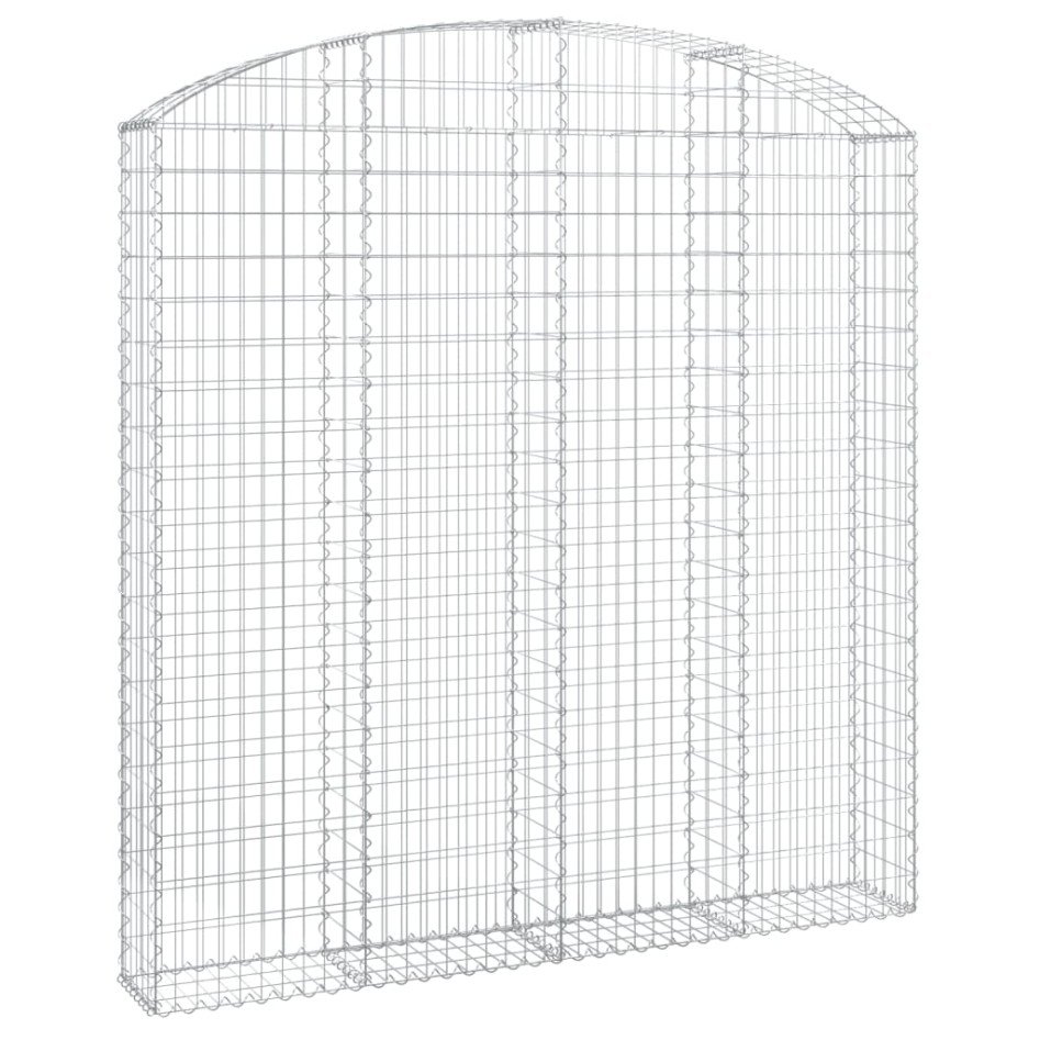 Cesta gaviones forma arco hierro galvanizado 200x30x200/220