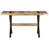 Mesa de comedor madera de mango rugosa 140x70x76