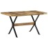 Mesa de comedor madera de mango rugosa 140x70x76