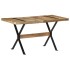 Mesa de comedor madera de mango rugosa 140x70x76