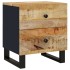 Mesitas de noche 2 uds madera maciza de mango 40x33x46