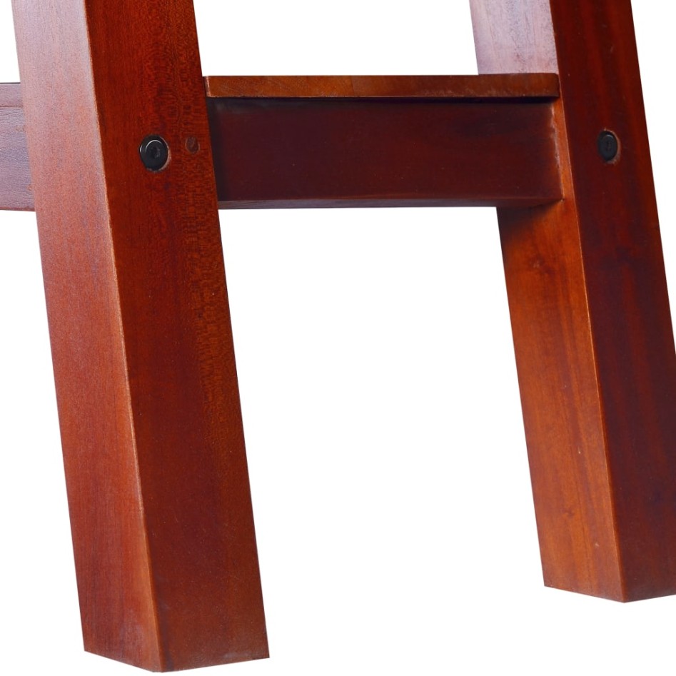 Mesa consola clásica de madera maciza caoba marrón