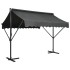 Toldo de pie independiente gris antracita 300x300