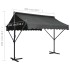 Toldo de pie independiente gris antracita 300x300