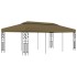 Cenador gris taupe 6x3 m 180