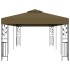 Cenador gris taupe 6x3 m 180