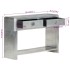 Aparador de aviador de metal 110x35x75