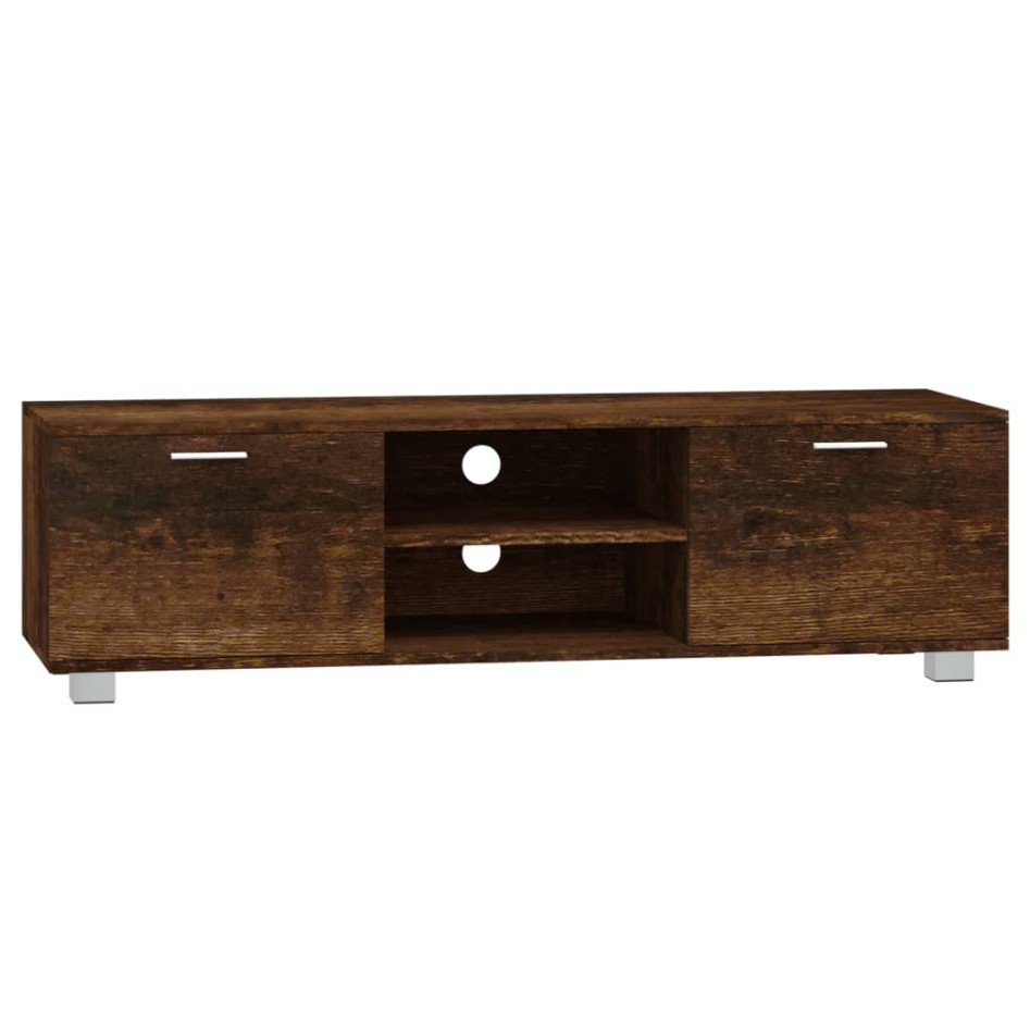 Mueble para TV madera contrachapada roble ahumado