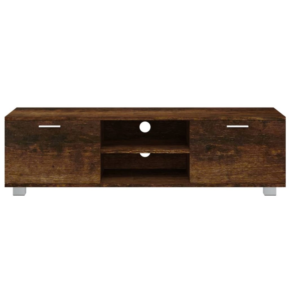 Mueble para TV madera contrachapada roble ahumado
