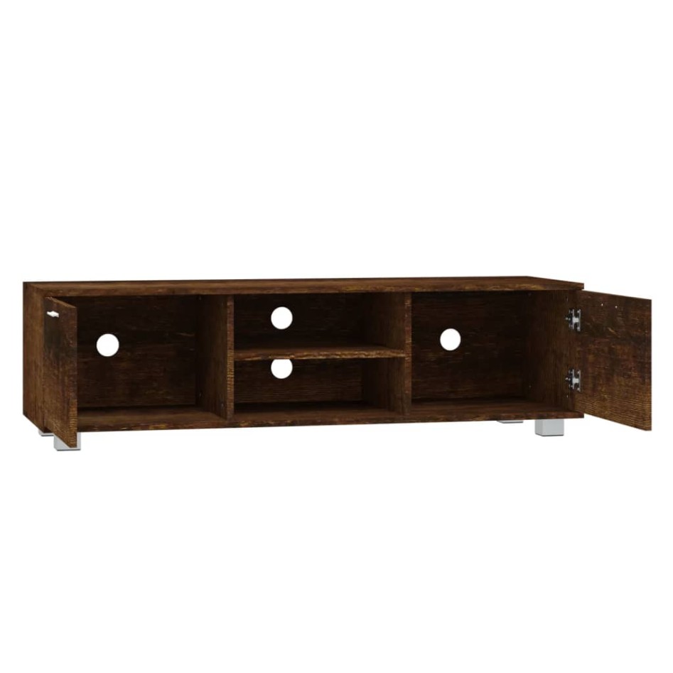 Mueble para TV madera contrachapada roble ahumado