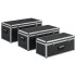 Cajas de almacenamiento 3 unidades aluminio