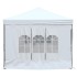 Carpa para fiestas plegable con paredes laterales blanca 3x6