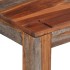 Banco con respaldo madera maciza de acacia gris 160