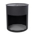 RedFire Brasero tipo barril Milshire acero