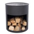 RedFire Brasero tipo barril Milshire acero