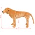 Perro labrador de peluche de pie marrón claro