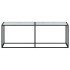 Mesa consola vidrio templado mármol blanco 220x35x75,5