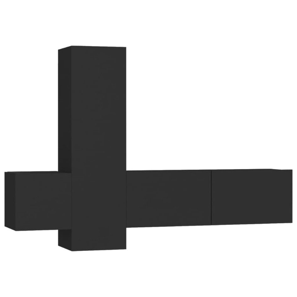 Set de muebles de salón TV 3 pzas madera de ingeniería