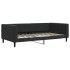 Sofá cama sin colchón terciopelo negro 100x200