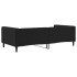 Sofá cama sin colchón terciopelo negro 100x200