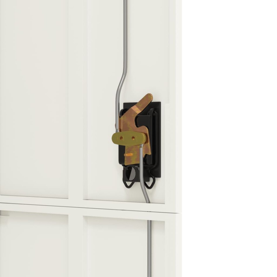 Armario archivador de acero blanco 90x40x180