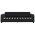 Sofá cama sin colchón terciopelo negro 90x190