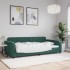 Sofá cama sin colchón terciopelo verde oscuro 100x200