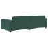 Sofá cama sin colchón terciopelo verde oscuro 100x200