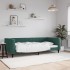 Sofá cama sin colchón terciopelo verde oscuro