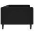 Sofá cama sin colchón terciopelo negro 90x200