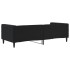 Sofá cama sin colchón terciopelo negro 90x200
