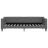 Sofá cama sin colchón tela gris oscuro 80x200