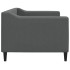 Sofá cama sin colchón tela gris oscuro 80x200