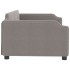 Sofá cama sin colchón tela gris taupe 100x200